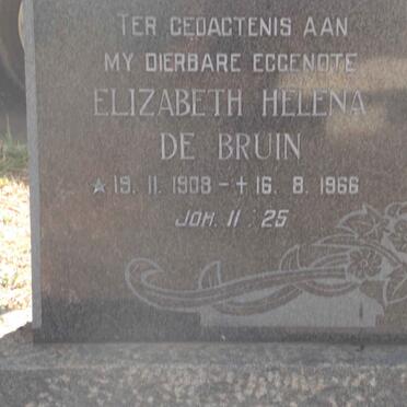 BRUIN Elizabeth Helena, de 1908-1966