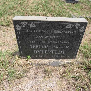 BYLEVELDT Theunis Gertsen 1933-1984