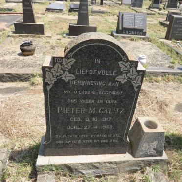 CALITZ Pieter M. 1917-1966