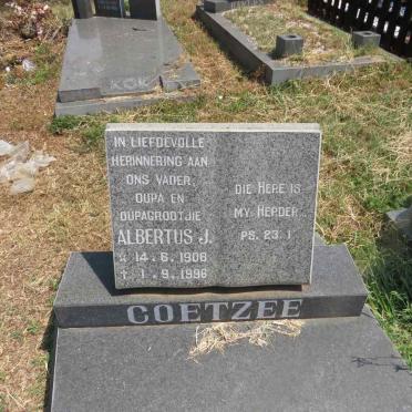 COETZEE Albertus J. 1908-1996
