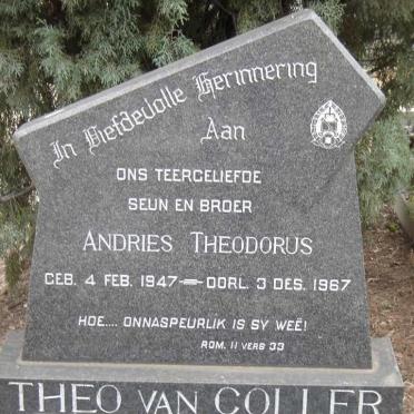 COLLER Andries Theodorus, van 1947-1967