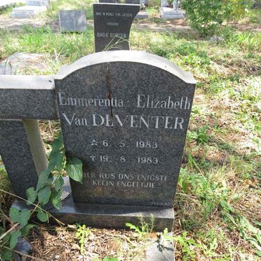 DEVENTER Emmerentia Elizabeth, van 1983-1983