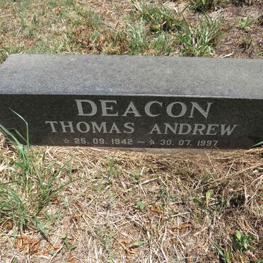 DEACON Thomas Andrew 1942-1997