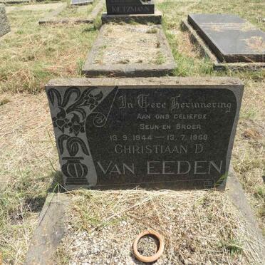 EEDEN Christiaan D., van 1944-1968