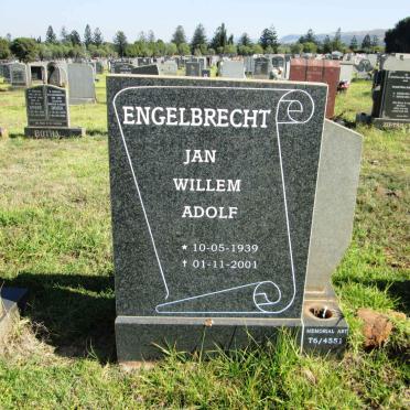 ENGELBRECHT Jan Willem Adolf 1939-2001