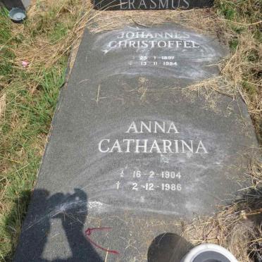 ERASMUS Johannes Christoffel 1897-1984 & Anna Catharina 1904-1986_1
