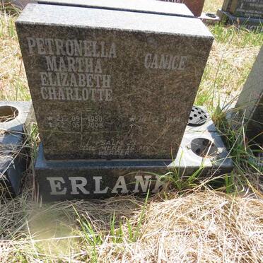 ERLANK Petronella Martha Elizabeth Charlotte 1950-2008 :: ERLANK Canice 1944- 