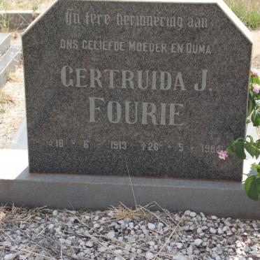 FOURIE Gertruida J. 1913-1984