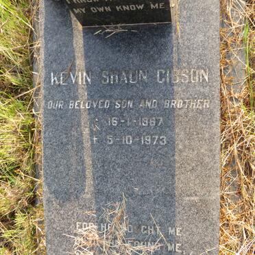 GIBSON Kevin Shaun 1967-1973