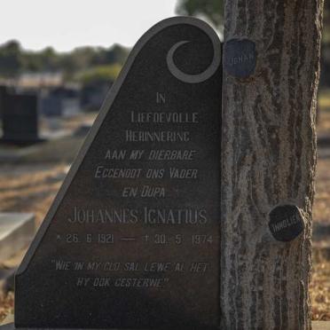 GEFFEN Johannes Ignatius, van 1921-1974