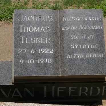HEERDEN Jacobus Thomas Tesner, van 1922-1978