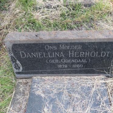 HERHOLDT Daniellina nee ODENDAAL 1879-1960