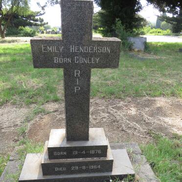 HENDERSON Emily nee CONLEY 1876-1964