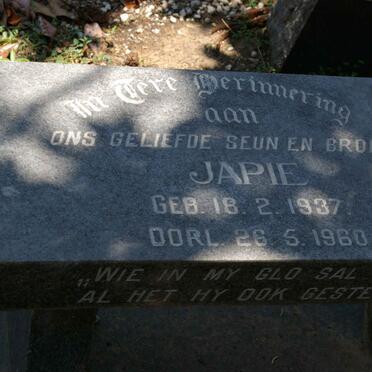 HEERDEN Japie, van 1937-1960