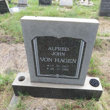 HAGEN Alfred John, von 1917-1988