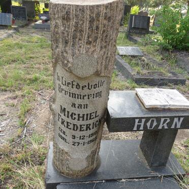 HORN Michiel Frederick 1910-1960