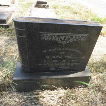 JOOSTE Susanna Maria 1925-1968