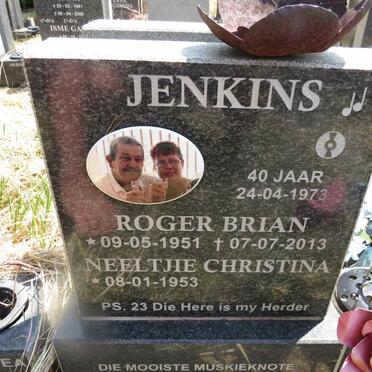 JENKINS Roger Brian 1951-2013 & Neeltjie Christina 1953- 