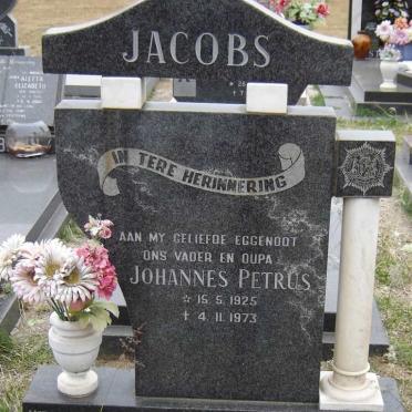 JACOBS Johannes Petrus 1925-1973