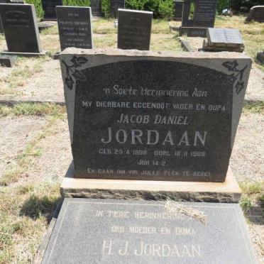 JORDAAN Jacob Daniel 1898-1968 & H.J. 1907-1977_1