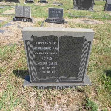 JONGH Petrus Jacobus Daniel, de 1937-1988