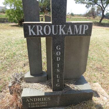KROUKAMP Andries 1923-1997 