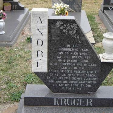 KRUGER Andre 1971-1990