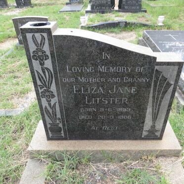 LITSTER Eliza Jane 1893-1966