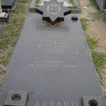 KARPAKIS John James 1927-1978