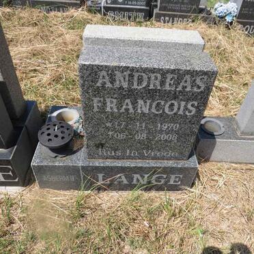 LANGE Andreas Francois 1970-2006