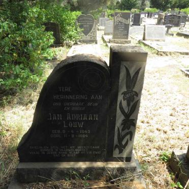 LOUW Jan Adriaan 1943-1964