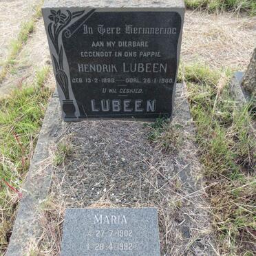 LUBEEN Hendrik 1898-1960 & Maria 1902-1992 