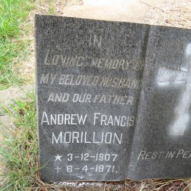 MORILLION Andrew Francis 1907-1971