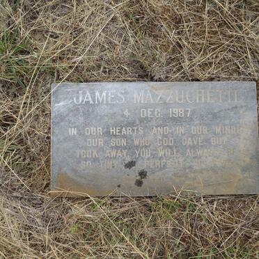 MAZZUCHETTI James -1987