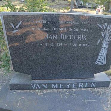 MEYEREN Jan Diederik, van 1934-1980