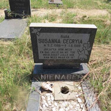 NIENABER Susanna Cegryia 1986-1986