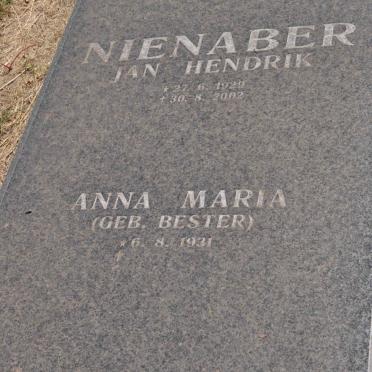 NIENABER Jan Hendrik 1929-2002 &amp; Anna Maria BESTER 1931-