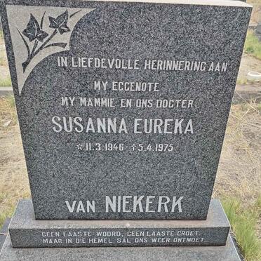 NIEKERK Susanna Eureka, van 1946-1975