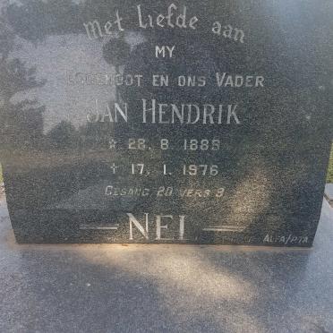 NEL Jan Hendrik 1885-1976