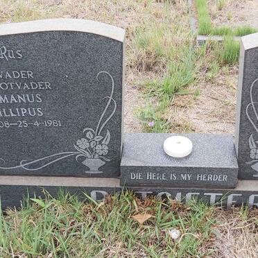 POTGIETER Hermanus Phillipus 1908-1981 & Petronella Dorothea Maria SCHOEMAN 1908-1977