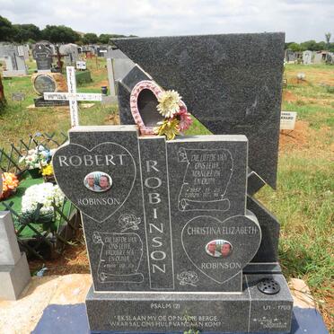 ROBINSON Robert 1957-2021 & Christina Elizabeth 1969- 