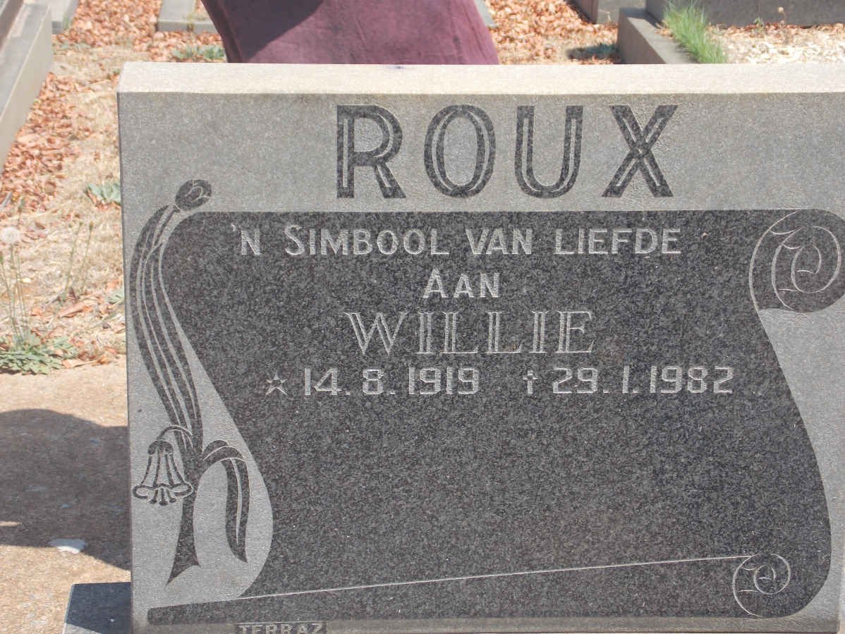 ROUX Willie 1919-1982