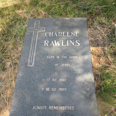 RAWLINS Charlene 1980-1980