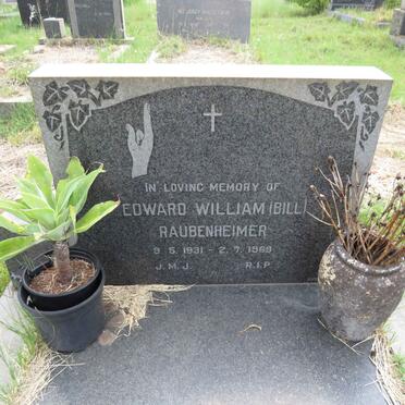 RAUBENHEIMER Edward William 1931-1969