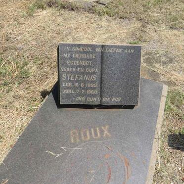 ROUX Stefanus, le 1899-1968