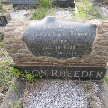 RHEEDER Leon 1939-1959