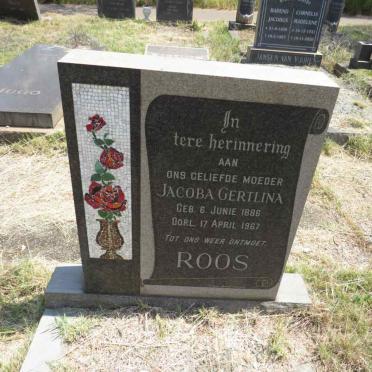 ROOS Jacoba Gertlina 1886-1967