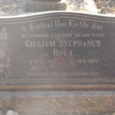 ROUX Gilliam Stephanus 1910-1963