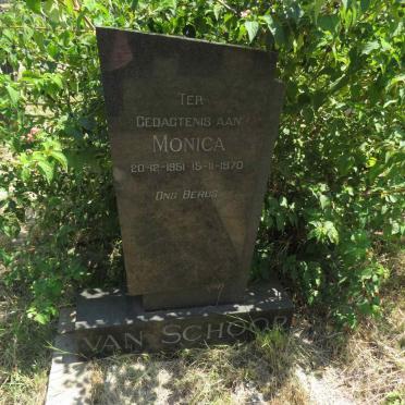 SCHOOR Monica, van 1951-1970