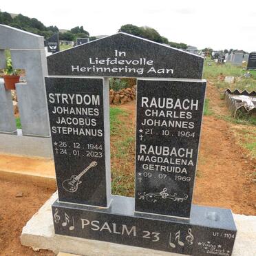 STRYDOM Johannes Jacobus Stephanus 1944-2023 :: RAUBACH Charles Johannes 1964- & Magdalena Getruida 1969-_1